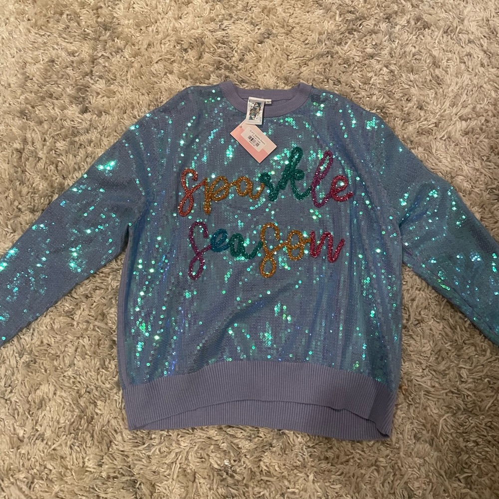 NWT QUEEN OF SPARKLES sweater